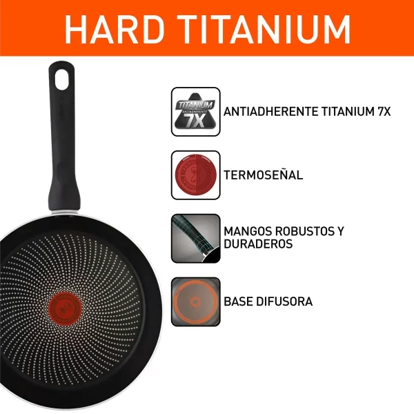 BATERIA 7 PIEZAS HARD TITANIUM IMUSA - Image 4