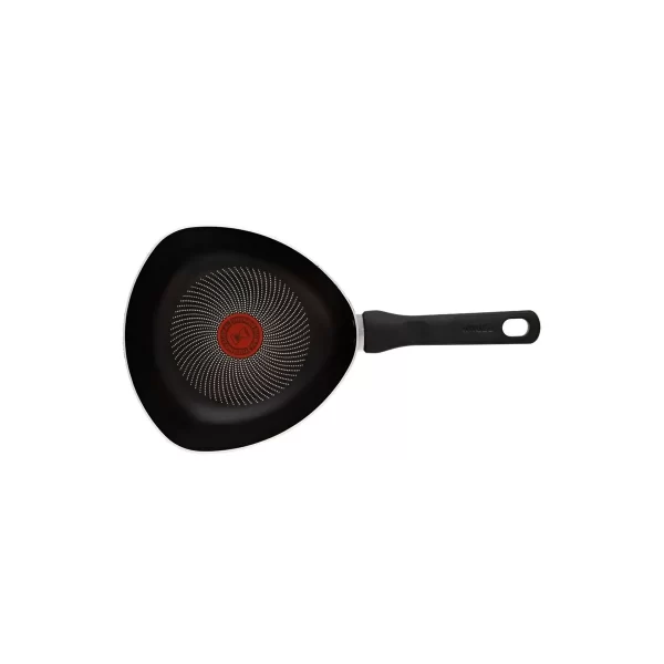 Wok Triangular IMUSA Hard Titanium 30cm Anti Tapa Vidrio - Image 4