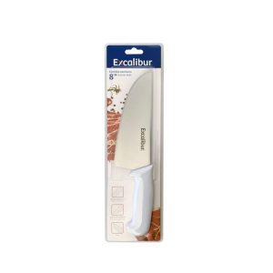 CUCHILLO CARNICERO 8" LAMINA ANCHA Y FILOSA BLISTER