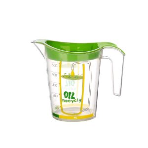 JARRA RECICLADORA COLADOR DE ACEITE 500 ML