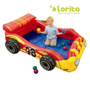 Piscina Pelotas Inflable Vehículos + 10 Bolas