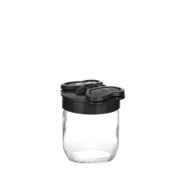 RECIPIENTE ALMACENAMIENTO VIDRIO SOLAPA MARIPOSA 425 ML - Image 3