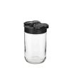 RECIPIENTE ALMACENAMIENTO VIDRIO SOLAPA MARIPOSA 1000 ML