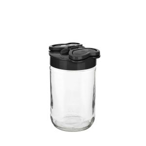 RECIPIENTE ALMACENAMIENTO VIDRIO SOLAPA MARIPOSA 1000 ML