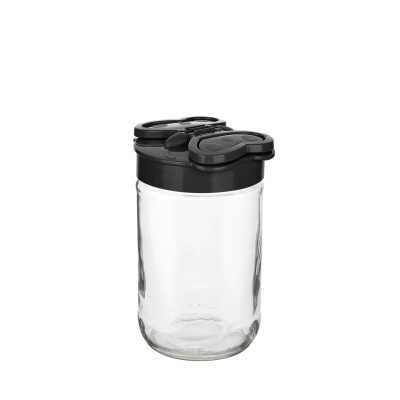 RECIPIENTE ALMACENAMIENTO VIDRIO SOLAPA MARIPOSA 660 ML