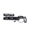 SET DE 3 ESPECIEROS CON TAPA Y BANDEJA 300ml