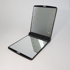 Espejo 8 luces Led Bolsillo negro