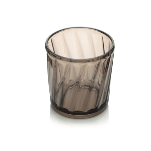 VASO BEBIDA CORTA TRANSPARENTE GRIS AHUMADO LUNAR 325 ML