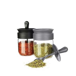 RECIPIENTE ESPECIERO CON TAPA 210 ML