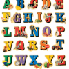 JUEGO DE LETRAS DEL ALFABETO CON IMAN