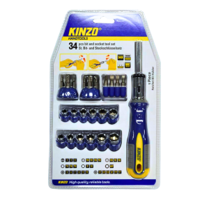 KINZO DESTORNILLADOR CON PUNTAS 54200