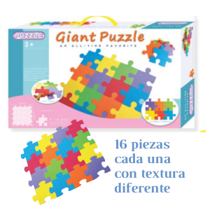 PISO ROMPECABEZAS COLORES 16 PCS