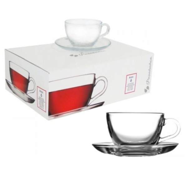 Set 6 Pocillos + Platos Café/té  Basic 238 cc - Image 2