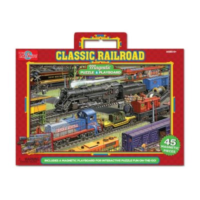 Rompecabezas Magnético Trenes