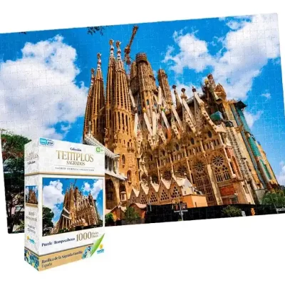Rompecabezas 1000 Piezas Ronda Basílica de la Sagrada Familia