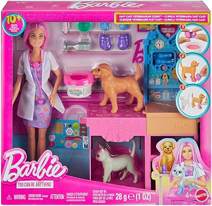Barbie Profesiones Veterinaria Con Mascotas