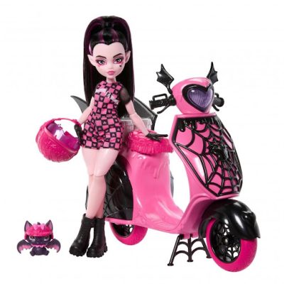 Monster High Muñeca Drakula Con Scooter