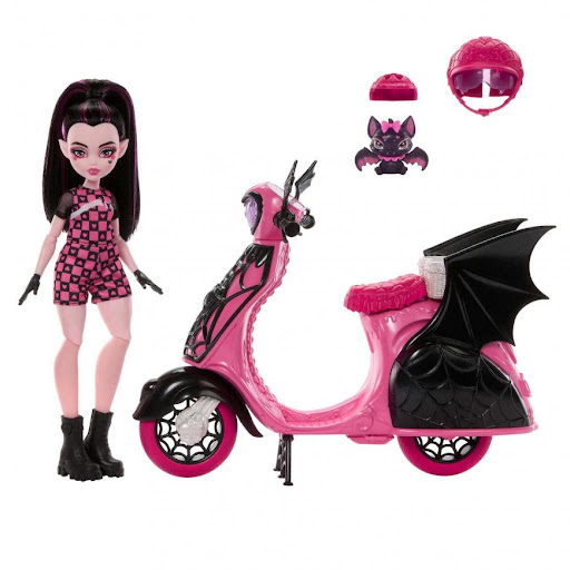 Monster High Muñeca Drakula Con Scooter - Image 2