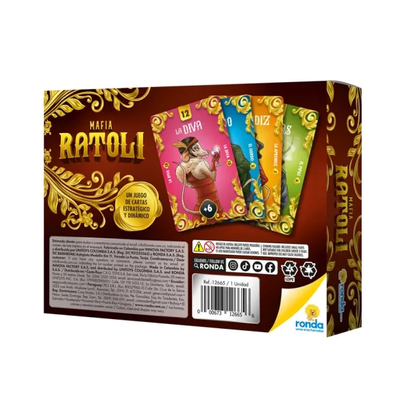 Juego Mesa Mafia Ratoli - Image 3