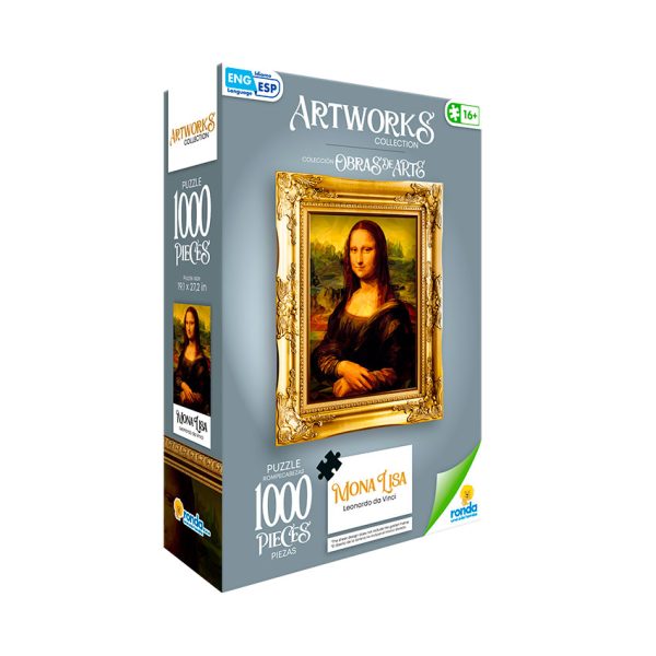 Rompecabezas Obras De Arte La Mona Lisa 1000pzs - Image 3