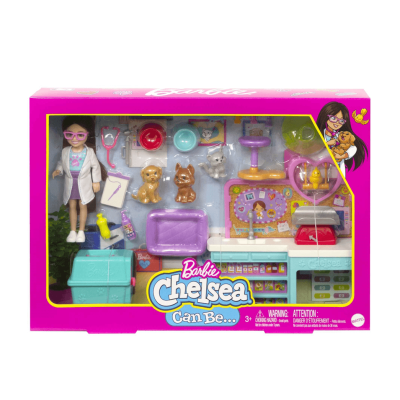 Barbie Muñeca Chelsea Veterinaria