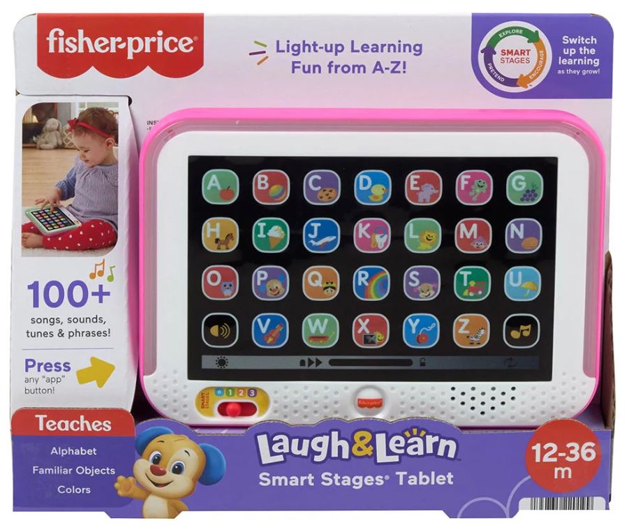 Fisher-Price Ríe y Aprende Tablet De Aprendizaje Crece Conmigo