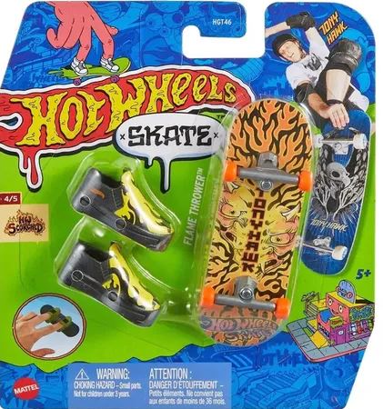 Hot Wheels Skate Vehículo de Juguete Patineta con Tenis Sorpresa - Image 6